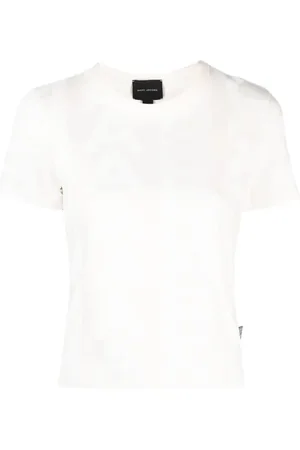 Marc Jacobs Femme, Tops, , Taille: 36 FR Monogram Baby Tee