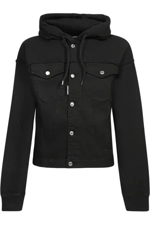 Dsquared2 Homme, Vestes, Noir, Taille: S Veste Noire à Capuche pour Homme