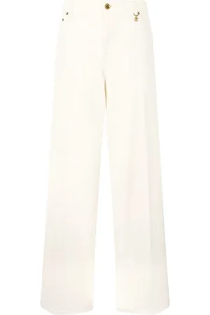 Roberto Cavalli Femme, Pantalons, , Taille: 38 FR Pantalon Palazzo Imprimé Python