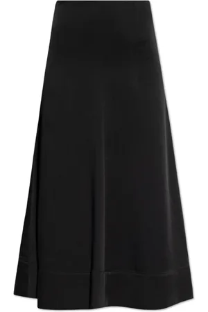 Lanvin Femme, Jupes, Noir, Taille: 36 FR Jupe Satinée