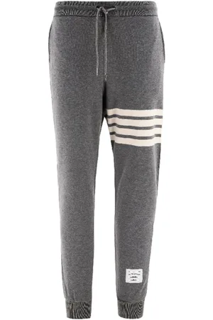 Thom Browne Homme, Pantalons, Gris, Taille: L Joggers 4-Bar