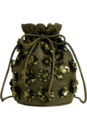 Essentiel Antwerp Femme, Sacs, Vert, Taille: ONE Size Sac Seau Encoded