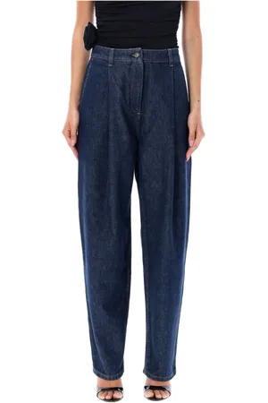 MAGDA BUTRYM Femme, Jeans, Bleu, Taille: 40 FR Jean en denim marine taille haute