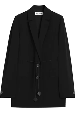 Lanvin Femme, Vestes, Noir, Taille: 38 FR Gilet Déstructuré