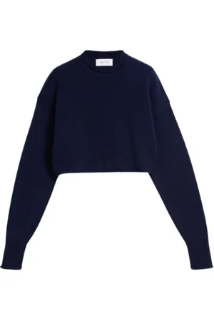 Sportmax Femme, Pulls, Bleu, Taille: 42 FR Pull Maiorca