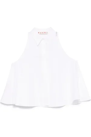 Marni Femme, Blouses et Chemises, Blanc, Taille: 42 FR Chemise Casual