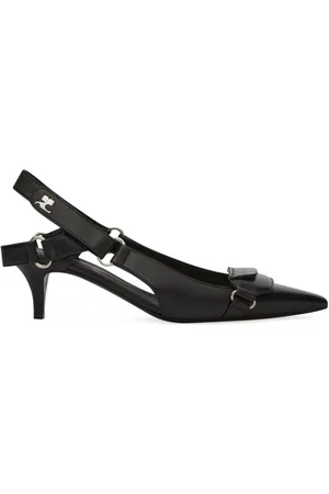 Courrèges Femme, Chaussures, Noir, Taille: 36 EU Escarpins Slingback Pointus Racer