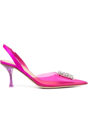 Dsquared2 Femme, Chaussures, Rose, Taille: 36 EU Escarpins Roses à Talon
