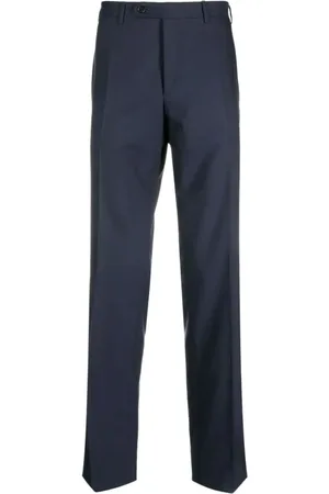 CANALI Homme, Pantalons, Bleu, Taille: L Pantalon Slim en Laine