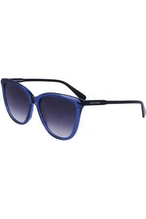 Longchamp Femme, Accessoires, Bleu, Taille: ONE Size Lunettes de soleil bleues en acétate
