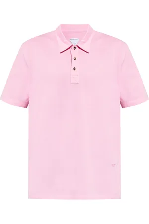 Bottega Veneta Homme, Tops, Rose, Taille: XL Polo avec logo