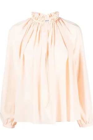 Lanvin Femme, Blouses et Chemises, , Taille: 40 FR Chemisier Crêpe Rose Pastel