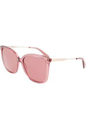 Longchamp Femme, Accessoires, Rose, Taille: ONE Size Lunettes de soleil en acétate à filtre rose 2