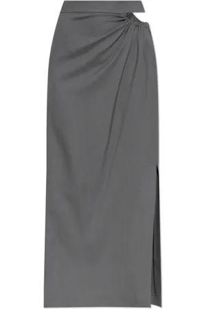 Max Mara Femme, Jupes, Gris, Taille: 32 FR Jupe en laine