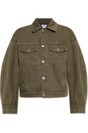 Bottega Veneta Femme, Vestes, Vert, Taille: 32 FR Veste en jean