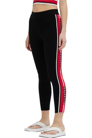 ERMANNO SCERVINO Femme, Sport, Noir, Taille: 36 FR Leggings d`entraînement