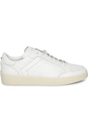 CANALI Homme, Chaussures, Blanc, Taille: 44 EU Baskets en Cuir Blanc