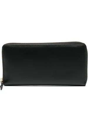 Comme des Garçons Unisex, Accessoires, Noir, Taille: ONE Size Portefeuille Ligne Noire en Cuir