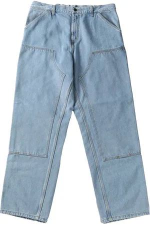 Carhartt Homme, Jeans, Bleu, Taille: W29 Pantalon Denim Double Genou
