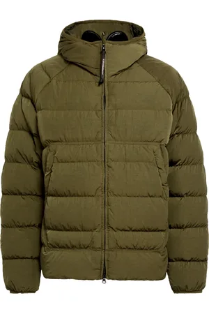 C.P. Company Homme, Vestes, Vert, Taille: M Doudoune à Capuche