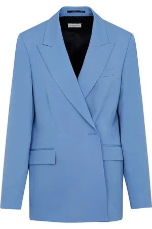 DRIES VAN NOTEN Femme, Vestes, Bleu, Taille: 40 FR Wool Beno Blazer