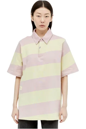 Burberry Femme, Tops, Multicolore, Taille: 40 FR Polo Rayé avec Imprimé EKD