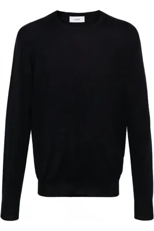 LARDINI Homme, Pulls, Bleu, Taille: S Pull Marine Col Rond