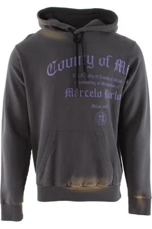 MARCELO BURLON Homme, Sweatshirts et sweats à capuche, Violet, Taille: XL Pull County Degree