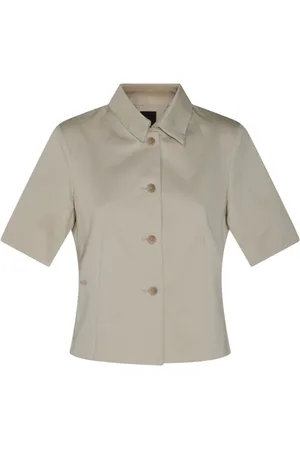 add Femme, Vestes, Gris, Taille: 36 FR Veste Beige à Boutons