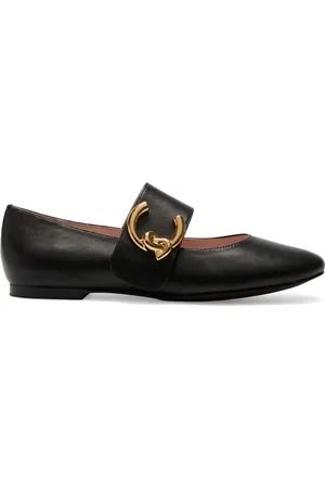 Coccinelle Femme, Chaussures, Noir, Taille: 40 EU Ballerines Noires avec Détail Logo C-Me