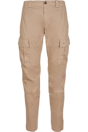 C.P. Company Homme, Pantalons, Brun, Taille: L Pantalon Cargo Stretch Sateen