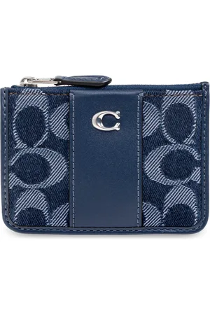 Coach Femme, Accessoires, Bleu, Taille: ONE Size Wallets & Cardholders