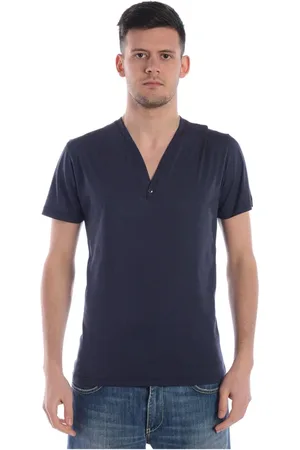 D.A. Daniele Alessandrini Homme, Tops, Bleu, Taille: S SweaT-shirts