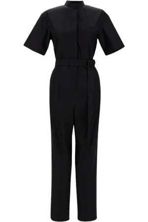 Max Mara Femme, Combinaisons et Ensembles, Noir, Taille: 36 FR Combinaison à Col Mandarin