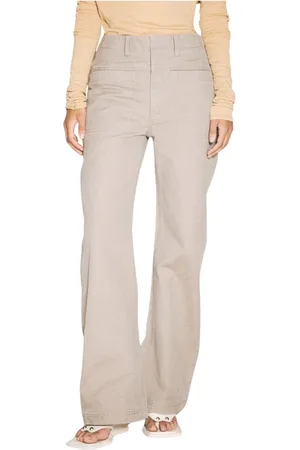 Entire Studios Femme, Pantalons, Gris, Taille: 38 FR Pantalon Toile Délavée