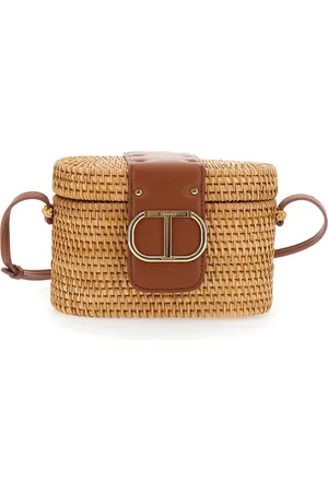 Twin-Set Femme, Sacs, , Taille: ONE Size Sac à Bandoulière avec Logo Métallique