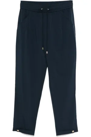 Liu Jo Femme, Pantalons, Bleu, Taille: 40 FR Pantalon à cordon de serrage avec poches