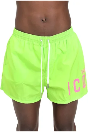 Dsquared2 Homme, Maillots de bain, Vert, Taille: XL Short de bain vert néon