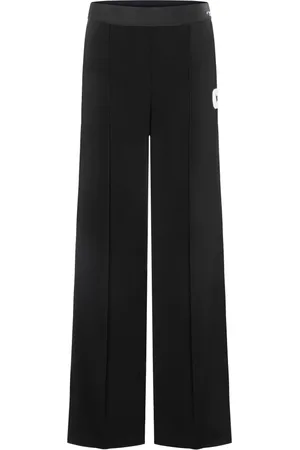 Cambio Femme, Pantalons, Noir, Taille: 40 FR L32 Pantalon Droit à Taille Élastique