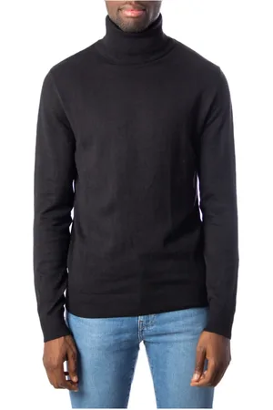 JACK & JONES Homme, Pulls, Noir, Taille: XS Pull à Col Roulé pour Homme