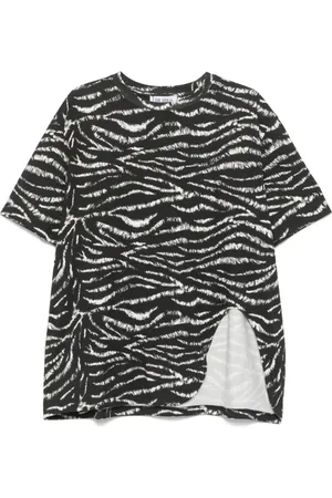 The Attico Femme, Tops, Noir, Taille: 38 FR T-shirt ras du cou