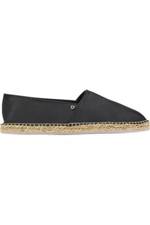 Salvatore Ferragamo Homme, Chaussures, Noir, Taille: 42 EU Espadrilles Logo Gancini