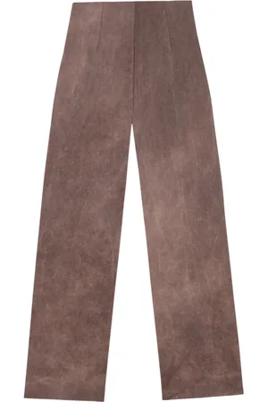 Cortana Femme, Pantalons, Brun, Taille: 44 FR Pantalon Taille Haute Fade Argile