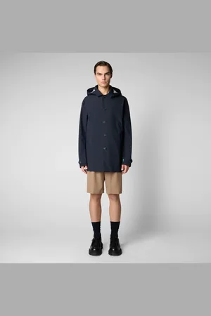 save the duck Homme, Vestes, Bleu, Taille: 3XL Veste de pluie Benjamin