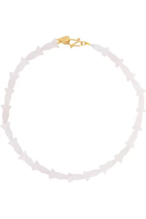 FORTE FORTE Femme, Accessoires, Rose, Taille: ONE Size Collier fleur et pierres dures