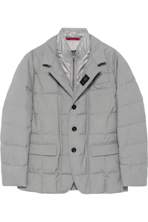 FAY Homme, Vestes, Gris, Taille: XL Doudoune Superposée