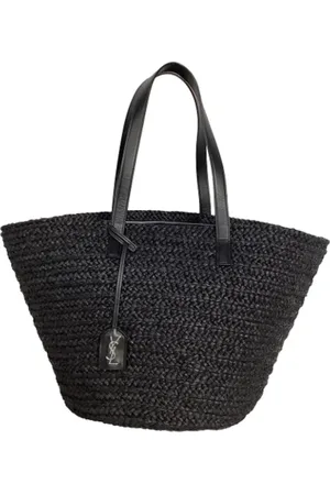 Saint Laurent Femme, Pre-owned, Noir, Taille: ONE Size Pre-owned Cuir cabas