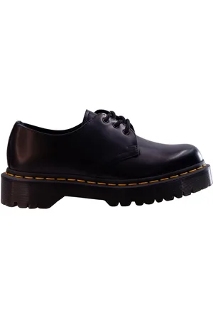 Dr. Martens Femme, Chaussures, Noir, Taille: 37 EU Chaussures Oxford Bex en cuir lisse
