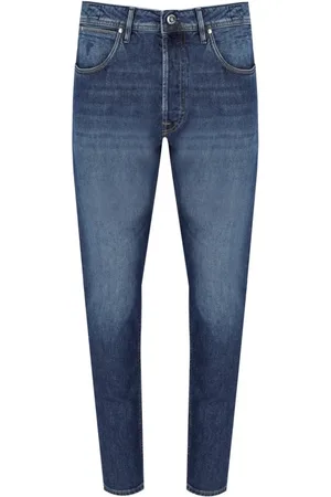 Hand Picked Homme, Jeans, Bleu, Taille: W36 Jean en Denim Bleu avec Coupe Droite