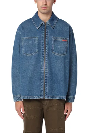 MARTINE ROSE Homme, Vestes, Bleu, Taille: M Veste légère